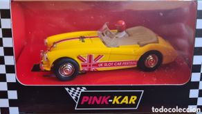 Slot Cars: Austin Healey UKSF Pink Kar